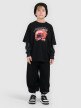 mini: Chłopięce spodnie dresowe 4F 4FJRSS26TTROM1936 - czarne (1)