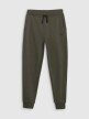 Chłopięce spodnie dresowe 4F 4FJWMM00TTROM0811 - khaki