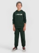 mini: Chłopięce spodnie dresowe joggery 4F 4FJRAW25TTROM1841 - zielone (1)