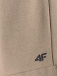 mini: Chłopięce spodnie dresowe joggery 4F 4FJRSS26TTROM1995 - beżowe (8)