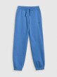 mini: Chłopięce spodnie dresowe joggery 4F 4FJWSS26TTROM1506 - niebieskie (7)