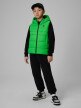 mini: Chłopięcy bezrękawnik puchowy pikowany 4F 4FJWSS26TVJAM313 - zielony (5)