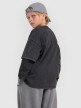 Chłopięcy longsleeve z nadrukiem 4F 4FJRAW25TLONM568 - szary