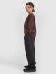 Chłopięcy longsleeve z nadrukiem 4F 4FJRAW25TLONM585 - brązowy