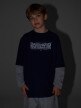 mini: Chłopięcy longsleeve z nadrukiem 4F 4FJRSS26TLONM631 - granatowy (5)
