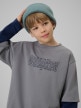 mini: Chłopięcy longsleeve z nadrukiem 4F 4FJRSS26TLONM631 - szary (4)