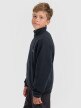 mini: Chłopięcy polar rozpinany ze stójką 4F 4FJRAW25TFLEM438 - granatowy (3)