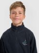 mini: Chłopięcy polar rozpinany ze stójką 4F 4FJRAW25TFLEM438 - granatowy (4)