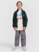 mini: Chłopięcy polar rozpinany ze stójką 4F 4FJRAW25TFLEM438 - zielony (2)