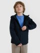 Chłopięcy softshell 4F 4FJWSS25TSOFM306 - czarny