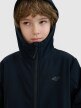 Chłopięcy softshell 4F 4FJWSS25TSOFM306 - czarny