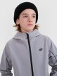 Chłopięcy softshell 4F 4FJWSS25TSOFM306 - szary
