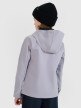 Chłopięcy softshell 4F 4FJWSS25TSOFM306 - szary