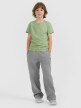 mini: Chłopięcy t-shirt basic 4F 4FJRAW25TTSHM3260 - zielony (5)