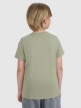 mini: Chłopięcy t-shirt basic 4F 4FJRAW25TTSHM3260 - zielony (4)