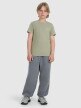 mini: Chłopięcy t-shirt basic 4F 4FJRAW25TTSHM3260 - zielony (2)