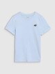 Chłopięcy t-shirt basic 4F 4FJWSS25TTSHM2178 - niebieski