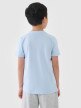 Chłopięcy t-shirt basic 4F 4FJWSS25TTSHM2178 - niebieski
