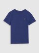 Chłopięcy t-shirt basic 4F 4FJWSS25TTSHM2178 - niebieski