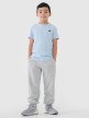 Chłopięcy t-shirt basic 4F 4FJWSS25TTSHM2178 - niebieski