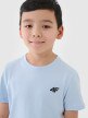 Chłopięcy t-shirt basic 4F 4FJWSS25TTSHM2178 - niebieski