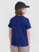 Chłopięcy t-shirt basic 4F 4FJWSS25TTSHM2178 - niebieski