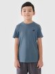 Chłopięcy t-shirt basic 4F 4FJWSS25TTSHM2178 - niebieski
