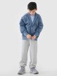 Chłopięcy t-shirt basic 4F 4FJWSS25TTSHM2178 - niebieski
