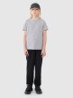 Chłopięcy t-shirt basic 4F 4FJWSS25TTSHM2178 - szary