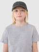 Chłopięcy t-shirt basic 4F 4FJWSS25TTSHM2178 - szary