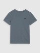 Chłopięcy t-shirt basic 4F 4FJWSS25TTSHM2178 - niebieski