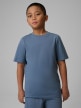  4F JUNIOR Chłopięcy tshirt bez nadruku 4F 4FJRSS26TTSHM3598  denim Denim