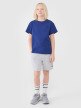 Chłopięcy t-shirt oversize 4F 4FJWSS25TTSHM2324 - niebieski