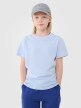 4F JUNIOR Chłopięcy tshirt oversize 4F 4FJWSS25TTSHM2324  niebieski Niebieski