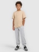 mini: Chłopięcy t-shirt regular 4F 4FJWSS26TTSHM3006 - beżowy (5)