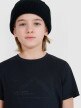 Chłopięcy t-shirt trekkingowy 4F 4FJWSS25TFTSM1212 - czarny