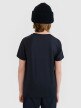 Chłopięcy t-shirt trekkingowy 4F 4FJWSS25TFTSM1212 - czarny