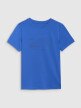 Chłopięcy t-shirt trekkingowy 4F 4FJWSS25TFTSM1212 - niebieski