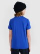 Chłopięcy t-shirt trekkingowy 4F 4FJWSS25TFTSM1212 - niebieski