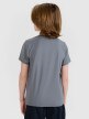 Chłopięcy t-shirt trekkingowy 4F 4FJWSS25TFTSM1212 - szary