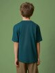 mini: Chłopięcy t-shirt z 4F 4FJRSS26TTSHM3694 - turkusowy (6)