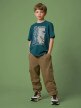 mini: Chłopięcy t-shirt z 4F 4FJRSS26TTSHM3694 - turkusowy (5)