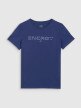  4F JUNIOR Chłopięcy tshirt z nadrukiem 4F 4FJRAW25TTSHM3167  granatowy Granatowy