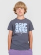 4F JUNIOR Chłopięcy tshirt z nadrukiem 4F 4FJRAW25TTSHM3205  szary Szary