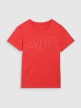 mini: Chłopięcy t-shirt z nadrukiem 4F 4FJRAW25TTSHM3261 - czerwony (5)