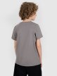 mini: Chłopięcy t-shirt z nadrukiem 4F 4FJRAW25TTSHM3261 - szary (4)