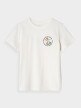 Chłopięcy t-shirt z nadrukiem 4F 4FJRSS25TTSHM2565 - biały
