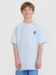 Chłopięcy t-shirt z nadrukiem 4F 4FJRSS25TTSHM2639 - niebieski