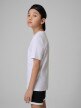 mini: Chłopięcy t-shirt z nadrukiem 4F 4FJRSS26TTSHM3599 - biały (3)