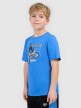 mini: Chłopięcy t-shirt z nadrukiem 4F 4FJRSS26TTSHM3682 - niebieski (3)